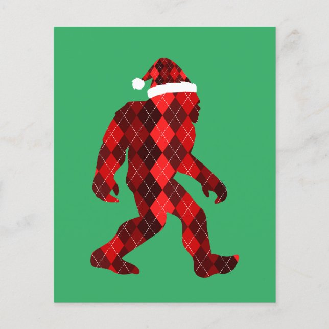 Bigfoot-julen - fin jul flygblad (Framsidan)