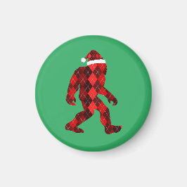 Bigfoot-julen - fin jul magnet