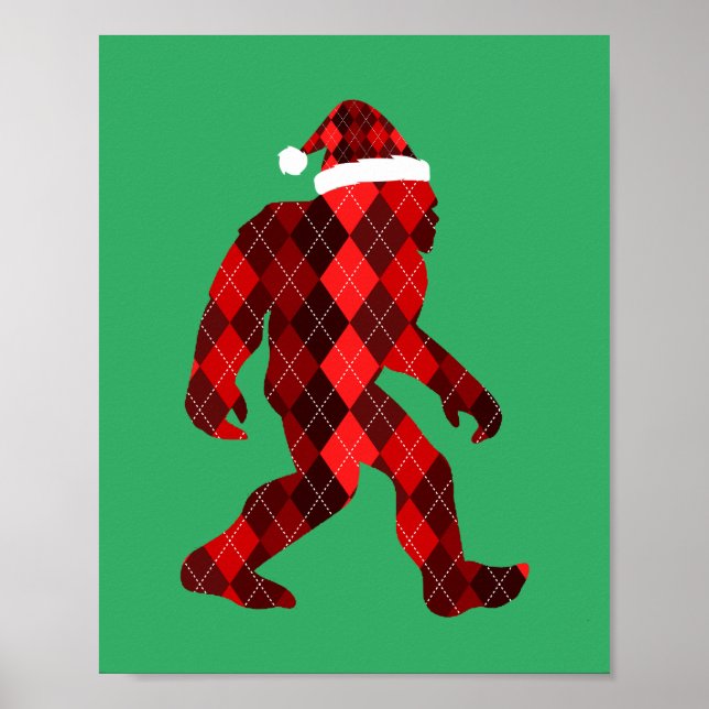 Bigfoot-julen - fin jul poster (Framsidan)