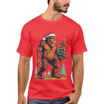 Bigfoot Julgran Santa Hat