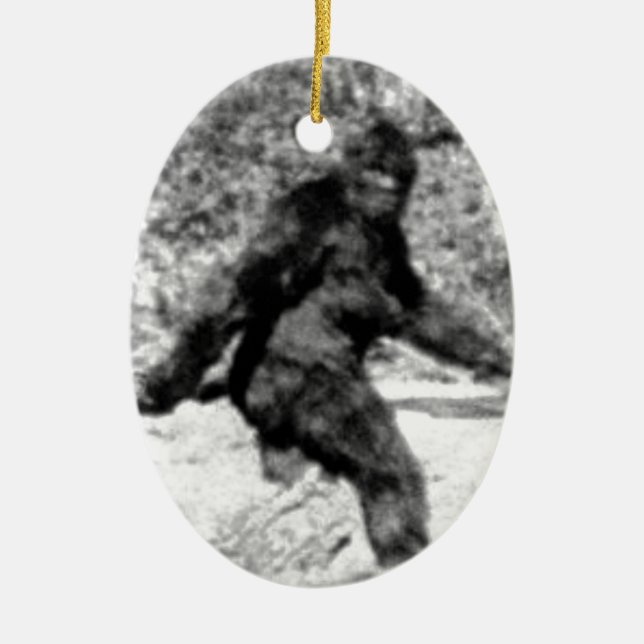 Bigfoot Julgransprydnad Keramik (Framsidan)