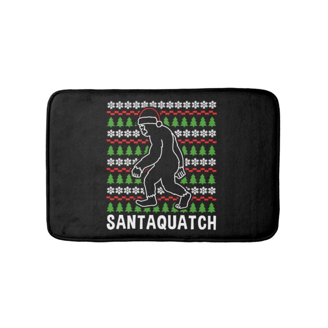 Bigfoot-julshirt Badrumsmatta (Framsidan)