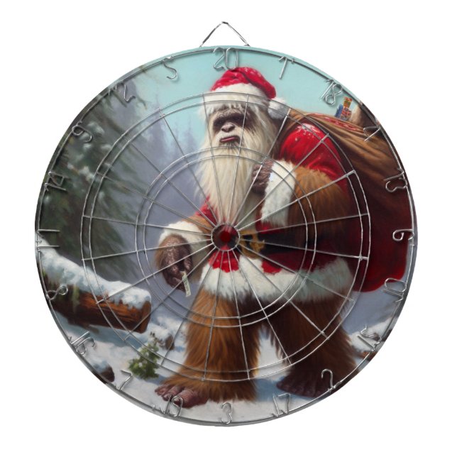 Bigfoot Jultomten Darttavla (Framsidan)