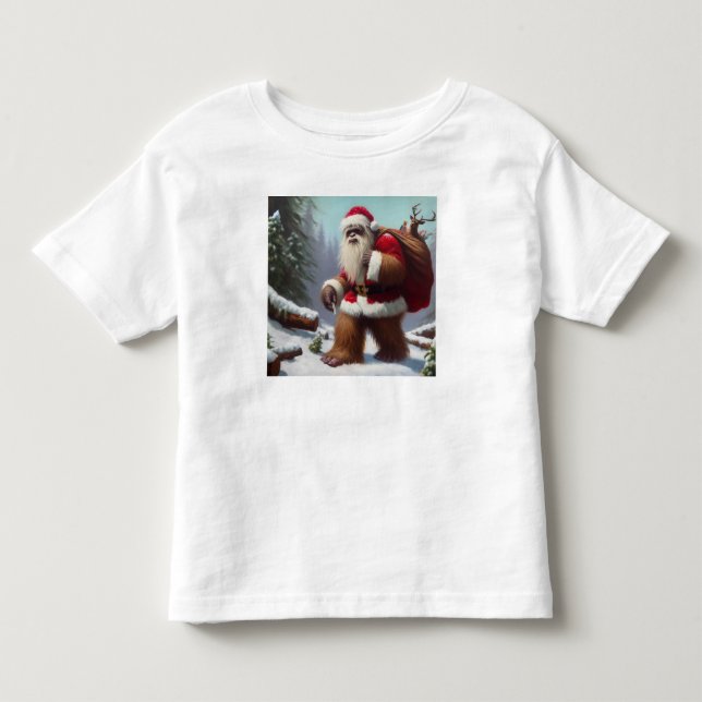 Bigfoot Jultomten T Shirt (Framsida)