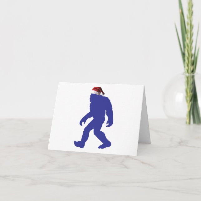 Bigfoot Jultomten Tack Kort (Framsida)