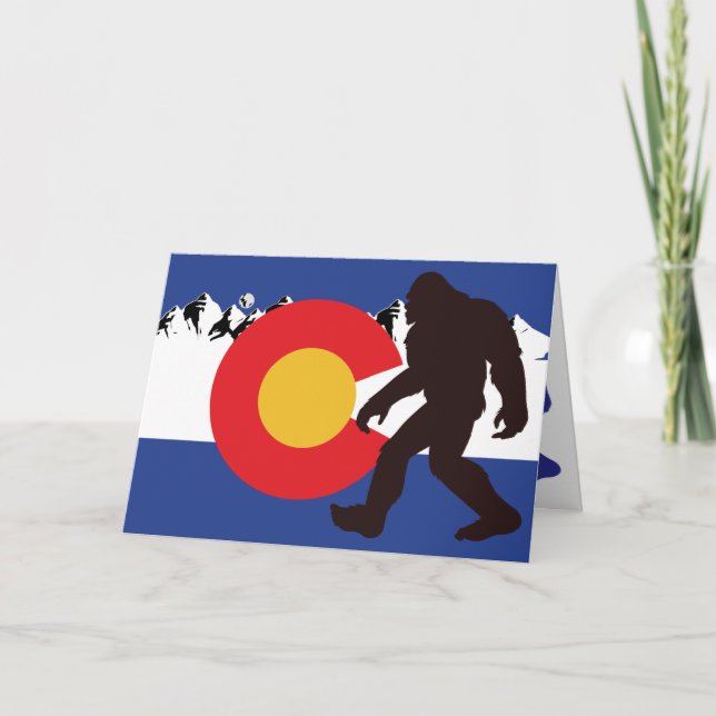 Bigfoot Jultomten Tack Kort (Framsida)