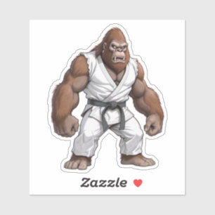 Bigfoot Karate Master Klistermärken