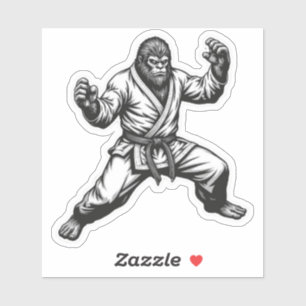 Bigfoot Karate Master Klistermärken