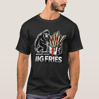 Bigfoot Kärlek Big Fries T Shirt