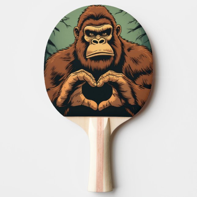 BIGFOOT KÄRLEK PING PONG PADDLA PINGISRACKET (Framsidan)