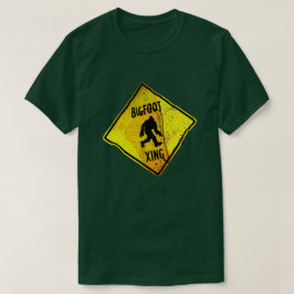 Bigfoot-korsningsskylt T-Shirt
