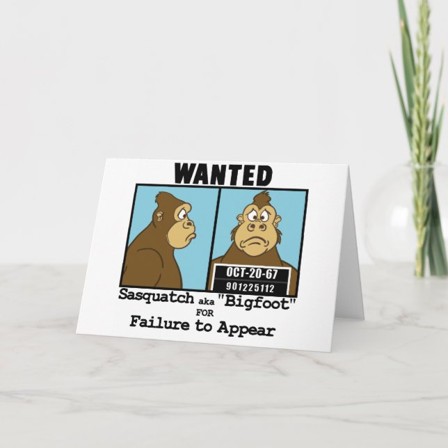 Bigfoot Kort (Framsida)