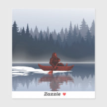 Bigfoot Lake Kanot Vildmark Tallskog