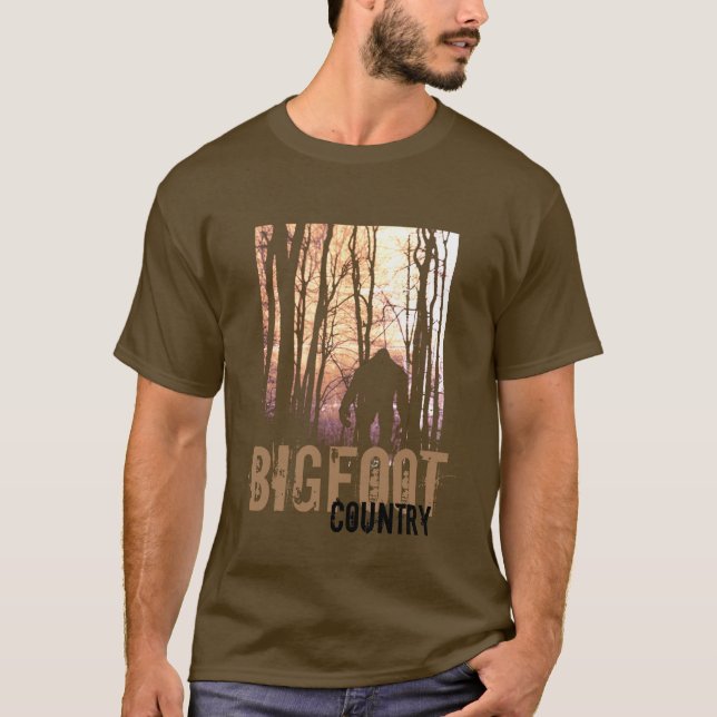 Bigfoot land t shirt (Framsida)