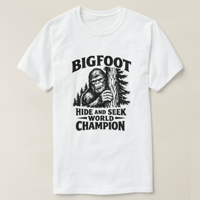Bigfoot-landet T Shirt (Design framsida)