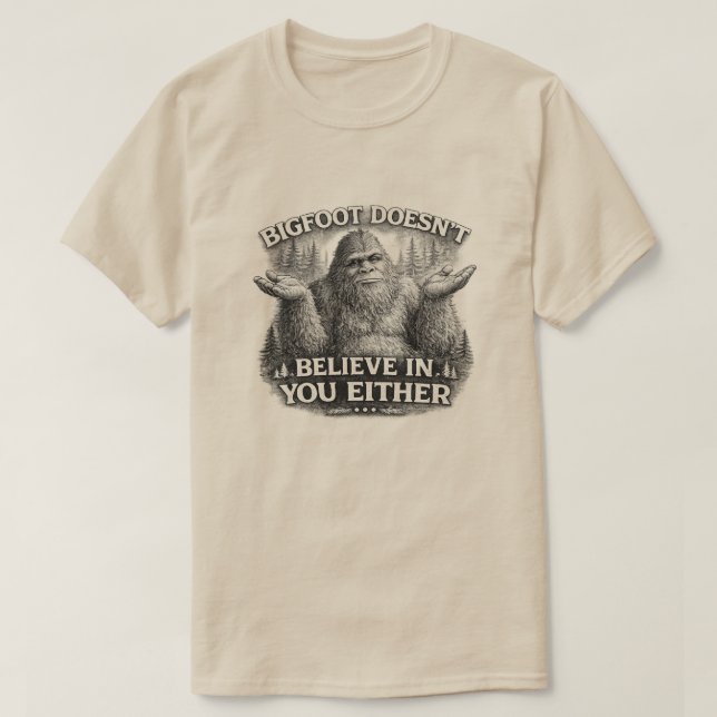 Bigfoot-landet T Shirt (Design framsida)