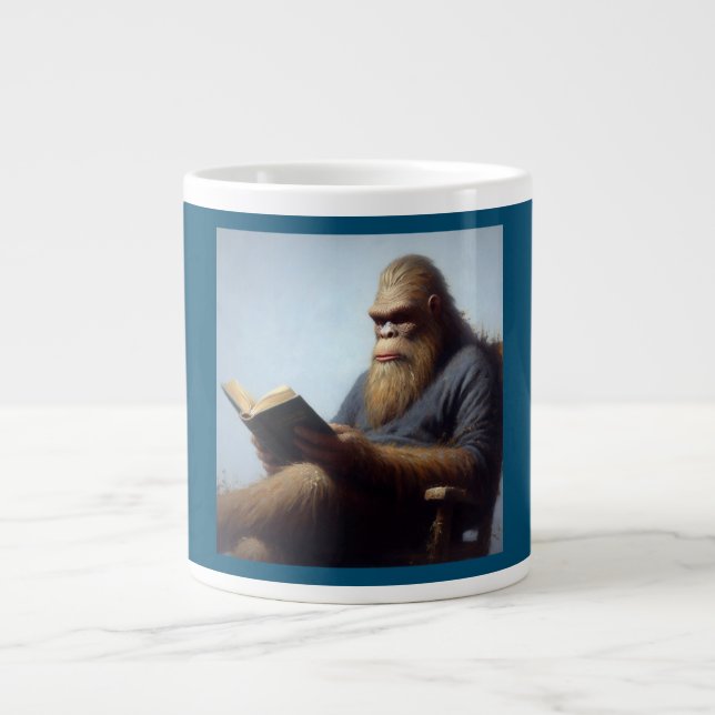 Bigfoot-läsning Jumbo Mugg (Framsidan)