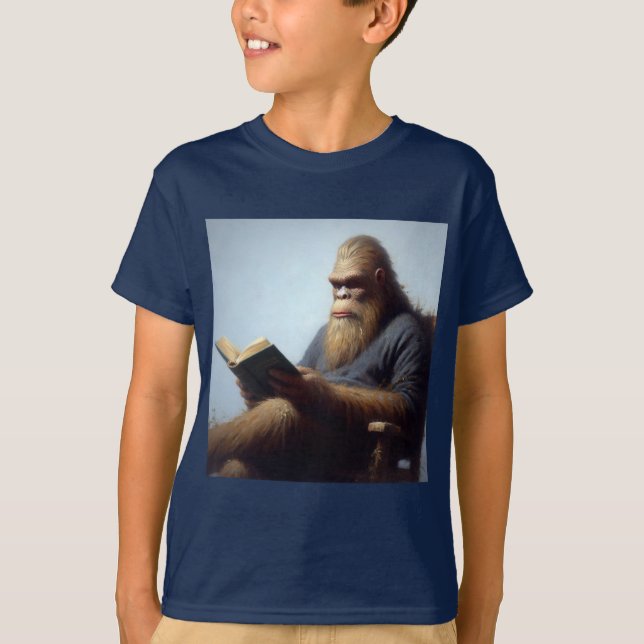 Bigfoot-läsning T Shirt (Framsida)