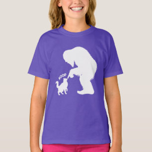 Bigfoot Leka Långhårig Katt Boop T Shirt