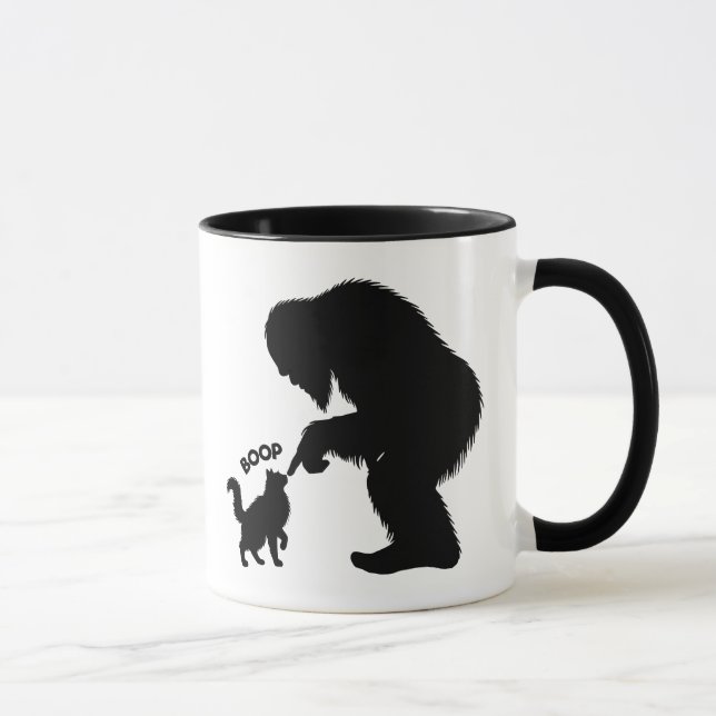 Bigfoot Leksak Långhårig Katt Boop  Mugg (Höger)