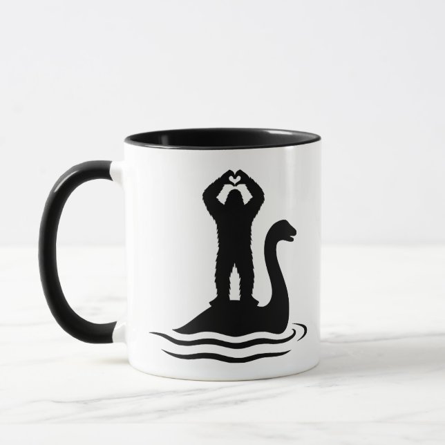 Bigfoot Loch Ness Monster Mugg (Vänster)