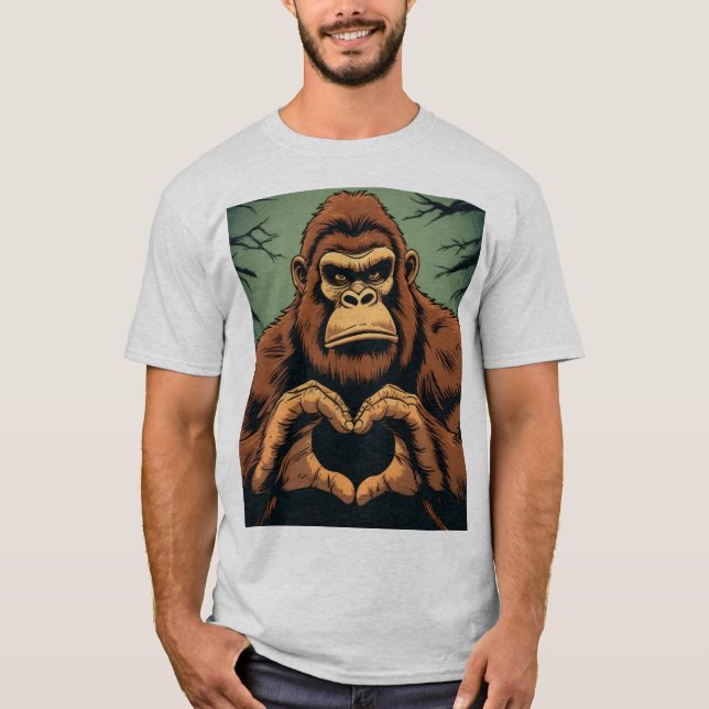 BIGFOOT LOVE T-SHIRT (Framsida)