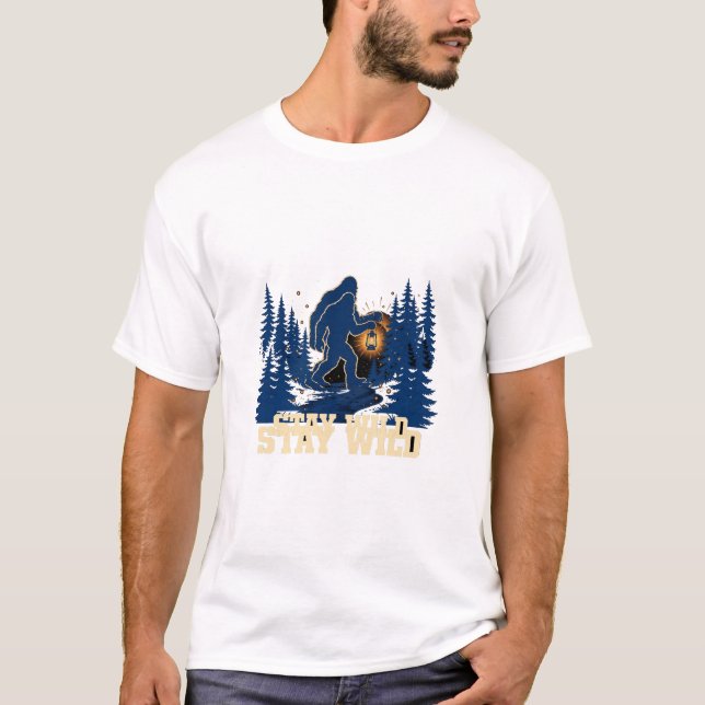 Bigfoot Lykta T-Shirt (Framsida)