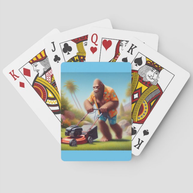Bigfoot Making Casinokort (Baksidan)