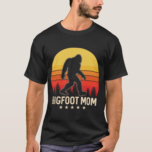 Bigfoot Mamma T Shirt (Framsida)