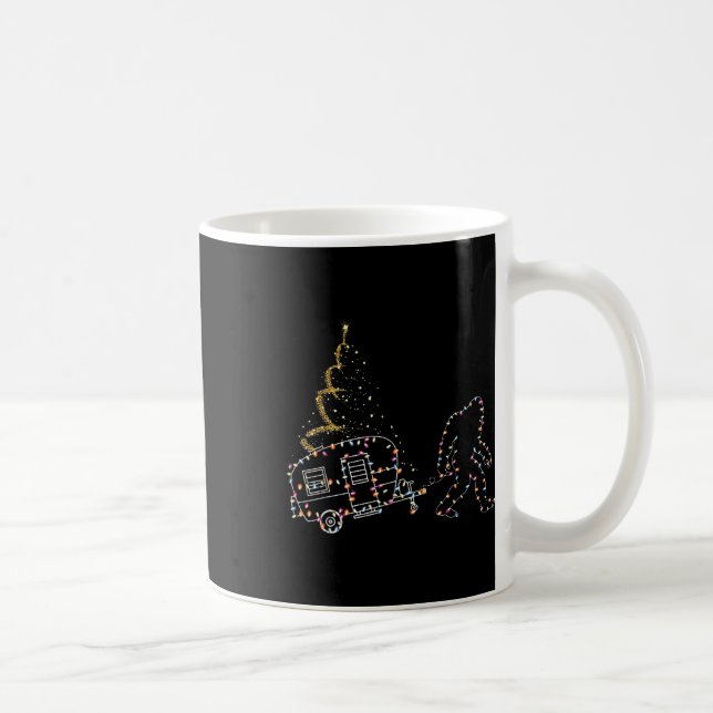 Bigfoot med Campingbilen Light Jul Kaffemugg (Höger)