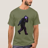 Bigfoot med Kamera - Rolig Fotografering Selfie T-
