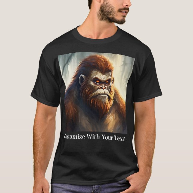 Bigfoot med Red Ögon T Shirt (Framsida)