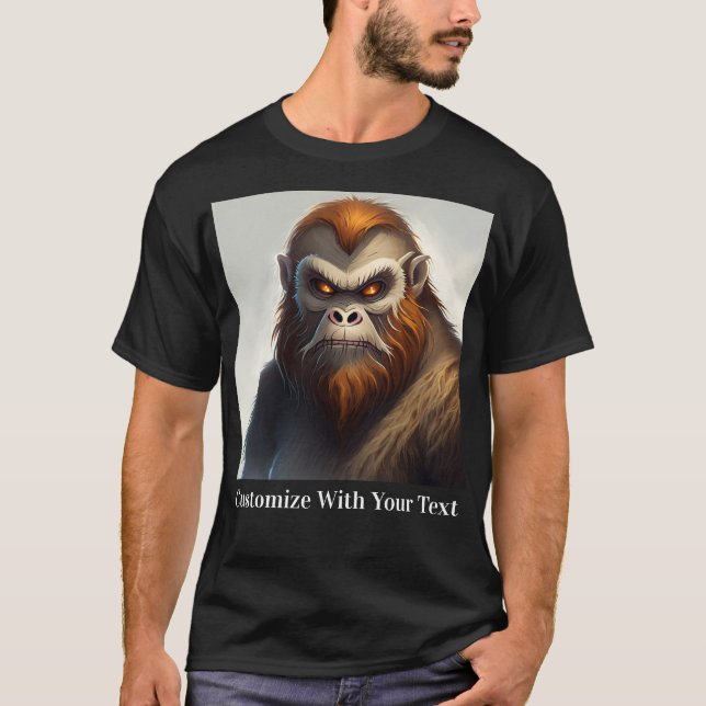 Bigfoot med Red Ögon T Shirt (Framsida)