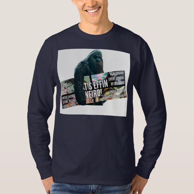 Bigfoot med vår Logotyp T Shirt (Framsida)