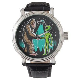 Bigfoot Meets Alien Armbandsur