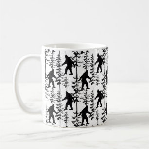 Bigfoot Mönster Mugg