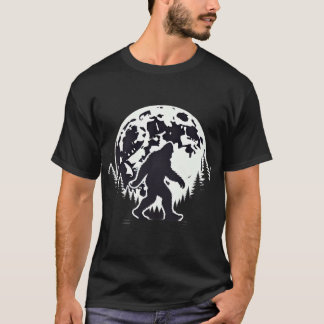 Bigfoot Moonlit Stroll T Shirt