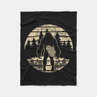 Bigfoot Morel Mushroom Foraging Mycology Shroom Hu Fleecefilt