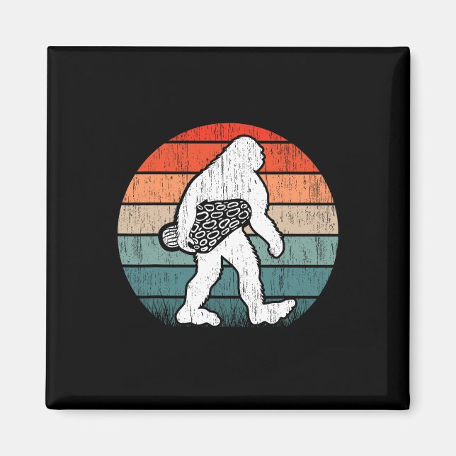 Bigfoot Morel Mushroom Foraging Mycology Shroom Hu Magnet (Framsidan)