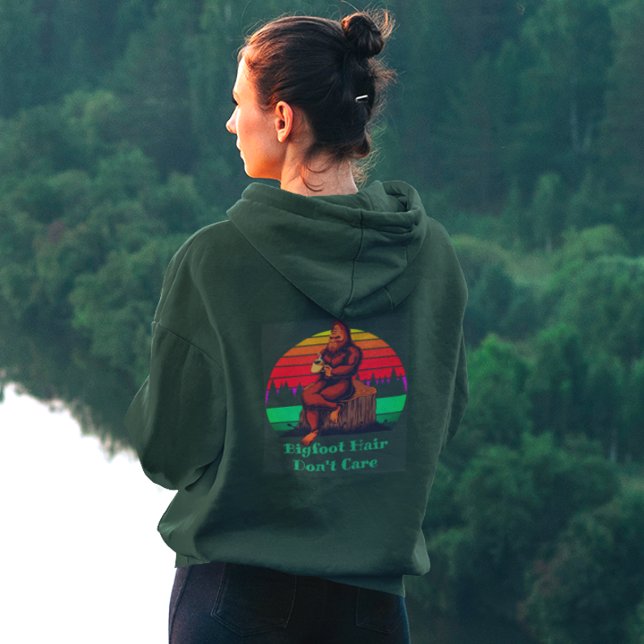 Bigfoot Morgonkaffe Bigfoot Hår Bryr sig inte om T Shirt (Skapare uppladdad)