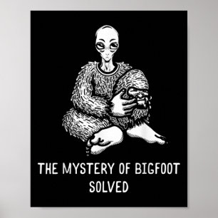 Bigfoot-mötets mystik löste sig från en främmande poster
