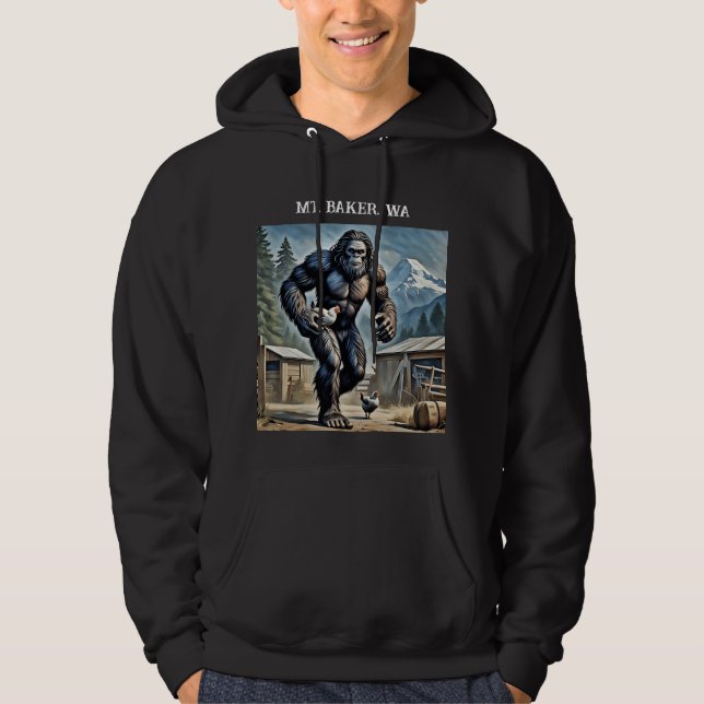 Bigfoot Mount Baker, WA Hoodie (Framsida)