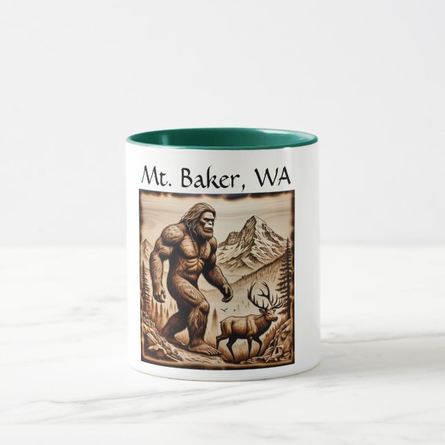 Bigfoot Mount Baker, WA Mugg (Center)
