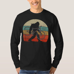Bigfoot Mountain Bike Funny MTB Biking Cycling Sas T Shirt