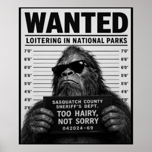 Bigfoot-muggshot  poster