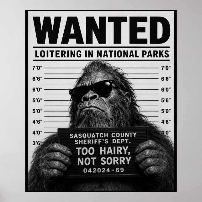 Bigfoot-muggshot  poster (Framsidan)