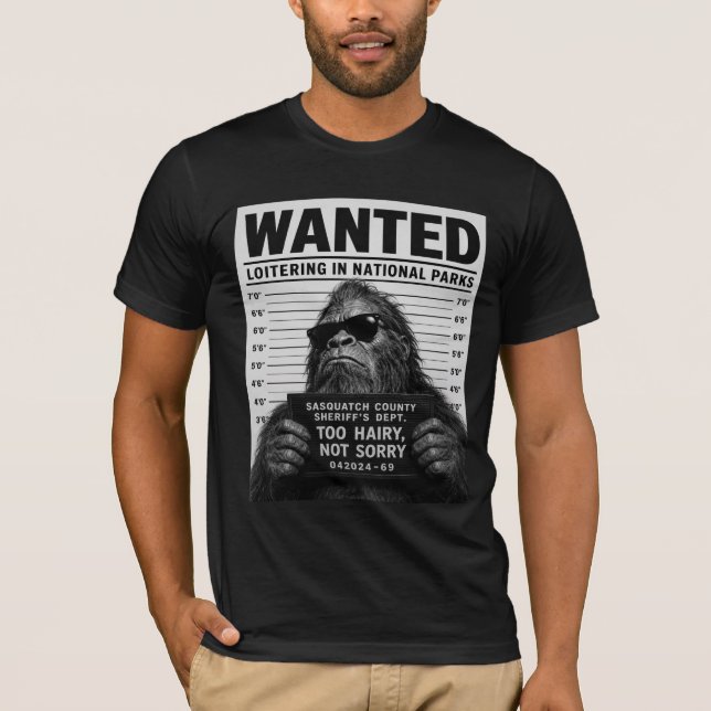 Bigfoot Muggskott  T Shirt (Framsida)