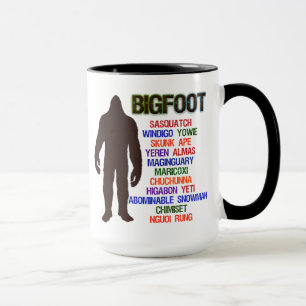 Bigfoot namn mugg