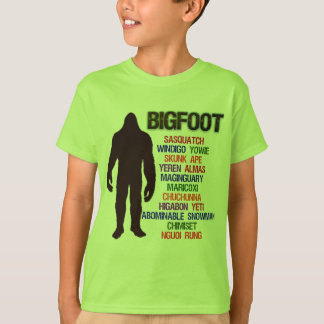 Bigfoot namn tee
