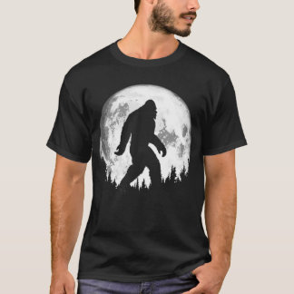 Bigfoot Night Stroll! Coola full Moon och Träd SAS T Shirt